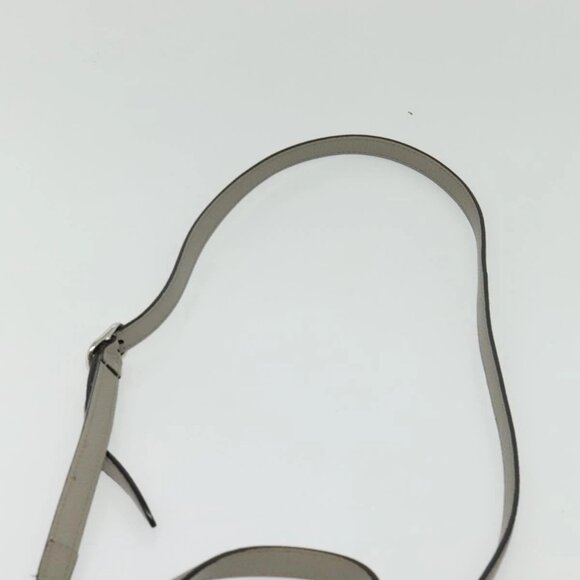 GUCCI Bamboo Daily Hand Bag Leather 2way Gray Silver 370831 Auth BA4687 - Picture 9 of 16